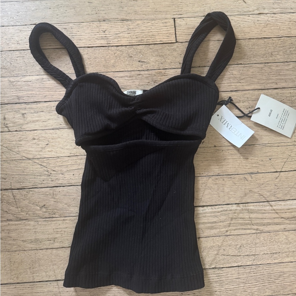 NWT Agolde Cut Out Tank Top